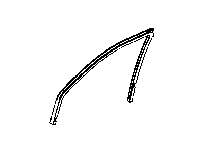 Mopar 55394052AD Seal Front Door Glass