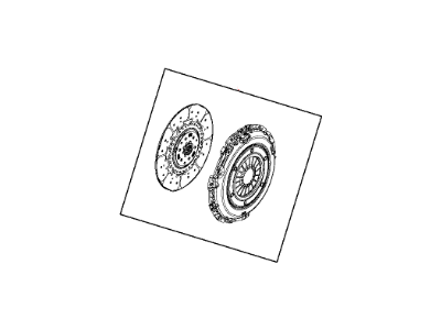 Ram 68133407AA CLUTCH KIT Pressure Plate and Disc