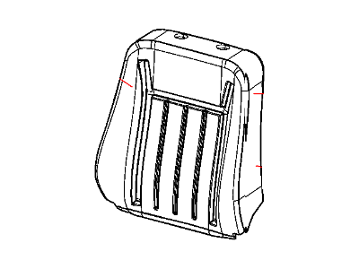 Dodge 1GE481R4AA COVER Front Seat Back
