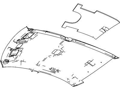 Chrysler 1GS431W1AA HEADLINER