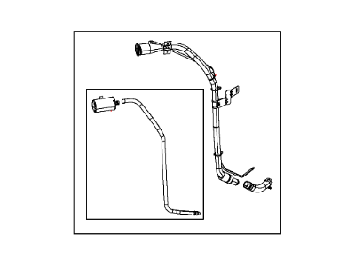 Jeep 4721290AF TUBE Fuel Filler