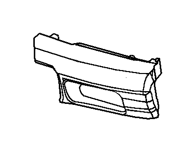 Chrysler 5288898AB FOAM Rear Bumper Fascia