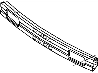 Chrysler 5288785AD REINFORCEMENT Rear Bumper