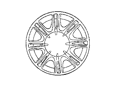 Chrysler JY02RAK WHEEL Aluminum