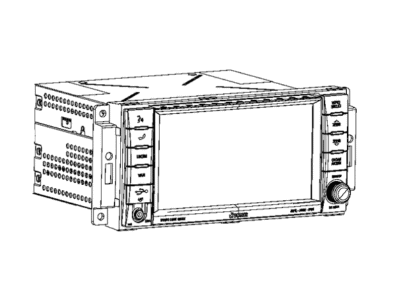 Jeep 68283819AC RADIO MULTI Media