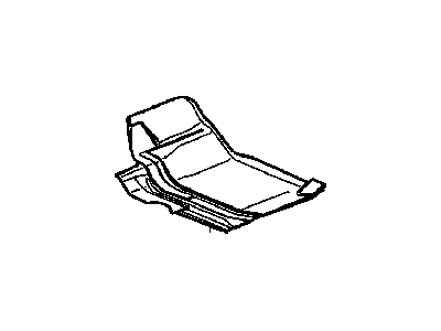 Dodge 55255326AB SILENCER Floor Pan