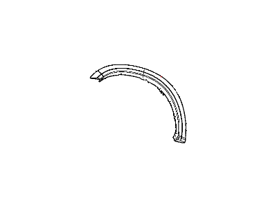 Ram 1FV90RXFAB MOLDING Wheel Opening Flare Front