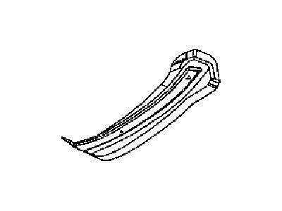 Mopar 68043924AA Rail Extension, Front Passenger Side