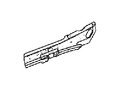 Dodge 68230360AC PANEL Underbody Front Rail Cover, Right
