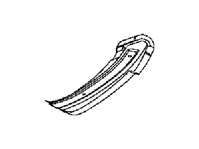 Mopar 68043925AA Rail Extension, Front Driver Side