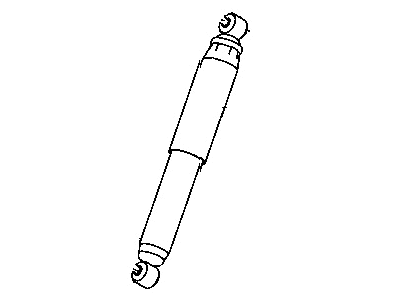 Dodge 52121572AE SHOCK ABSORBER Suspension Rear