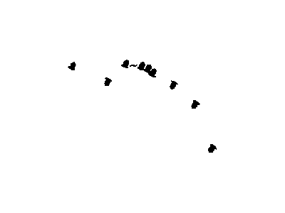 Mopar 68028351AA Convertible Top Pin
