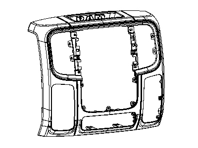 Ram 68273103AA BIN Instrument Panel Top Center Bezel