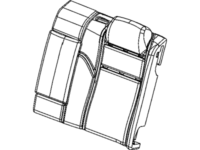 Dodge 5174614AA FRAME Rear Seat Back