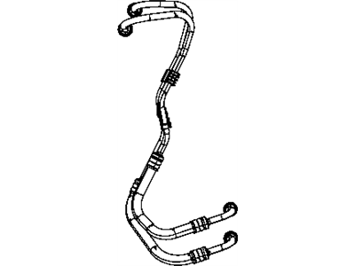 Jeep 68078998AA HOSE Transmission Oil Cooler Pressure and Return