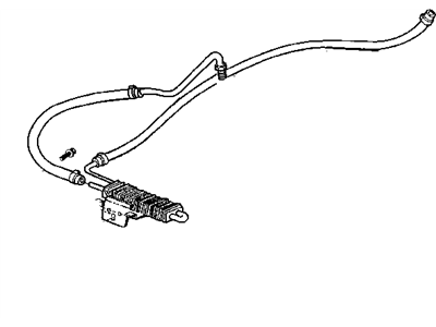 Dodge 52106395AA HOSE AND COOLER Power Steering