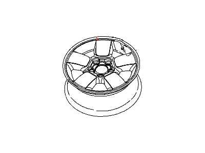 Jeep 5290711AB WHEEL Aluminum