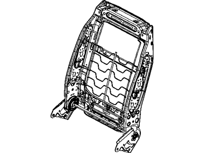 Dodge 4610144AB FRAME Front Seat Back