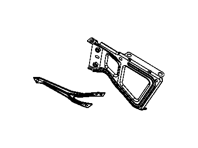 Ram 68049744AA BRACKET KIT Step Bumper
