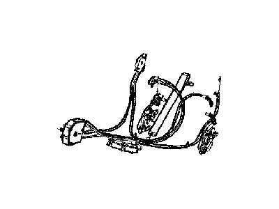 Jeep 5183652AA CABLE 2ND ROW CUSHION