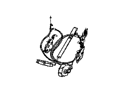 Jeep 5183684AA LATCH Seat Inboard