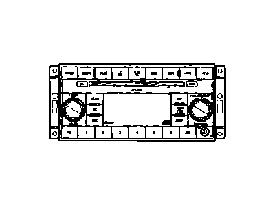 Jeep 5064061AI RADIO AM/FM/CD/MP3 & Satellite