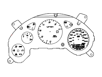 Dodge 5030486AC CLUSTER Instrument Panel