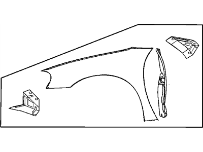 Chrysler 5019069AB FENDER Front