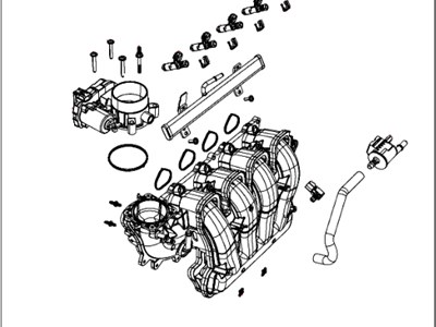 Mopar 5047441AL Manifold Intake Kit Engine