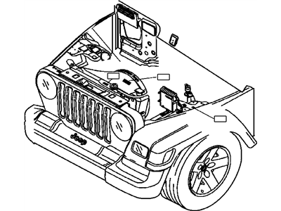 Jeep 53031700AB LABEL Belt Routing