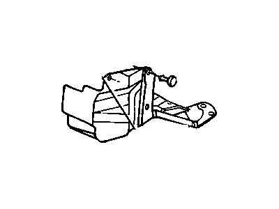 Chrysler 4696924 SHIELD ASSEMBLEY, Acc Pully Splash (Right) (Includes Plastic Nut, Shield 4646350 and Retainer)