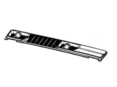 Jeep 68307261AC GRILLE Cowl Panel