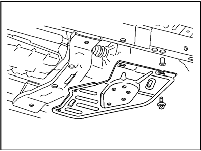 Jeep 82206123 PLATE PACKAGE Skid - Transfer Case