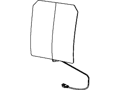 Mopar 68102969AA Seat Back Heater, Front Upper