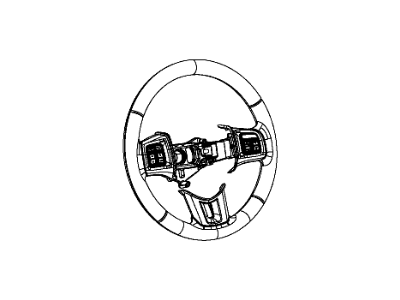 Ram 1HP961TVAI WHEEL Steering