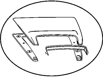 Dodge 82208576 SCOOP KIT HOOD