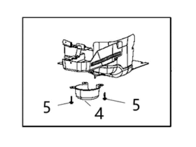 Jeep Fuel Tank Skid Plate - 68302028AB
