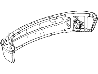 Mopar 55077896AB Filler Panel, Front