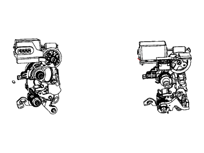 Jeep Wrangler Door Latch Assembly - 4589504AI