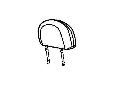 Jeep XR691L5AA HEADREST Rear Right
