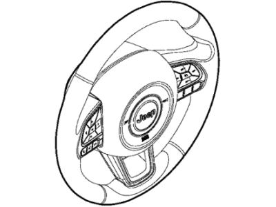Jeep Renegade Steering Wheel - 6AM03LXHAA