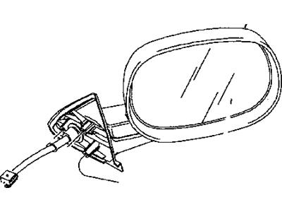 Dodge 55077251AB MIRROR Outside Rearview