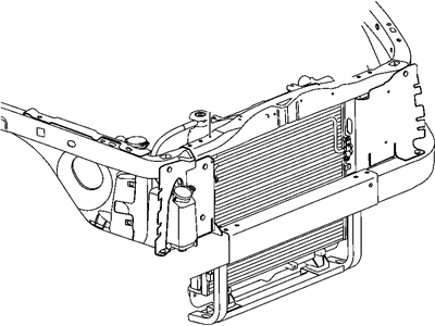 Ram 55359713AB CROSSMEMBER Radiator