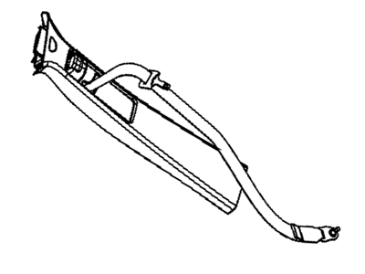 2008 Dodge Nitro Seat Belt - 5KJ631DVAE