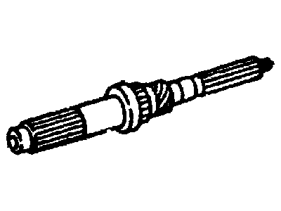 Ram 68001626AA MAINSHAFT Transfer Case