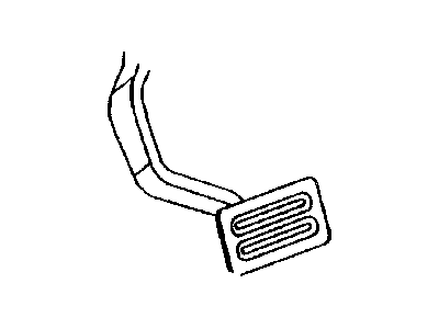 Chrysler 4815078 PEDAL AND PAD Brake