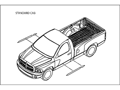 Dodge 82208750 DECOR KIT Bodyside
