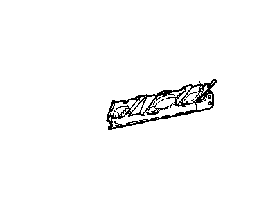 Dodge 4763611 PLATE Instrument Panel Support