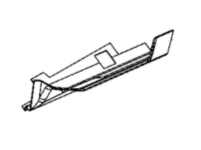 Jeep 68457852AA HEAT SHIELD BATTERY TRAY LOWER