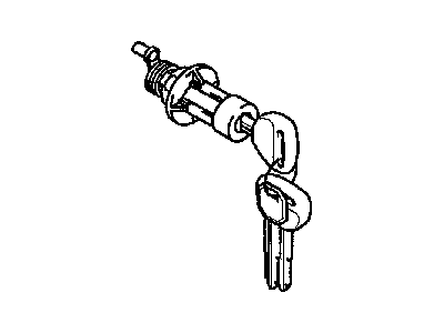 Chrysler MR286064 CYLINDER Deck Lid Lock